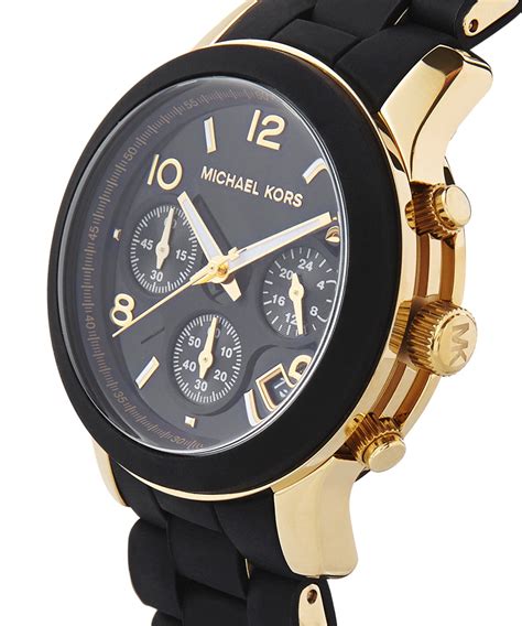 michael kors watch men's black and gold|michael kors watch 251501.